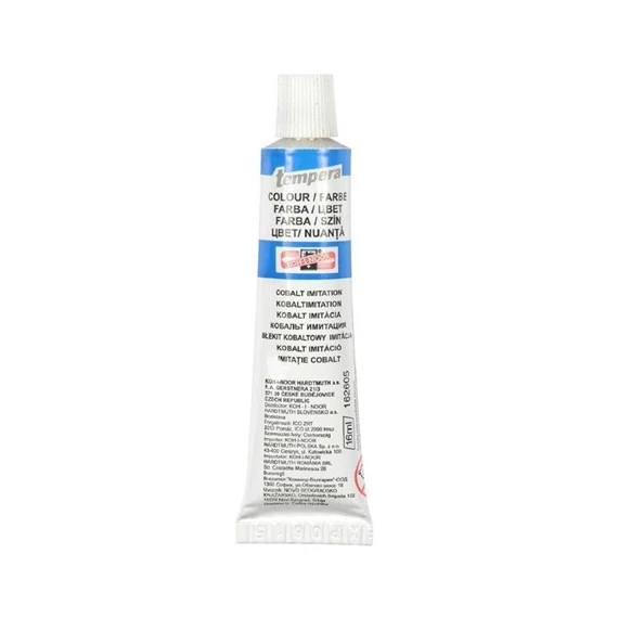 Tempera Koh-i-noor 16 ml cobalt világoskék 162605