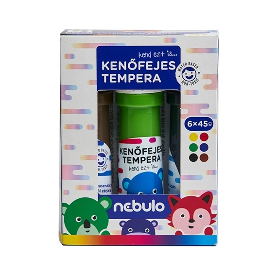 Tempera kenőfejes Nebulo 45 g 6 db-os klt.
