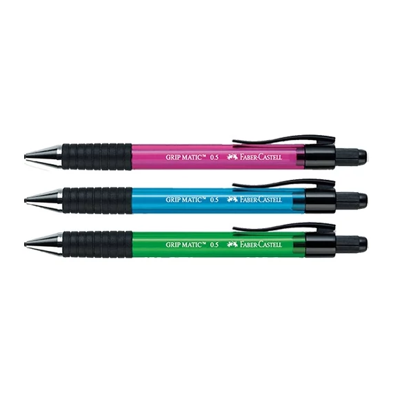 Töltőceruza Faber-Castell Grip Matic 0,5 mm vegyes színekben