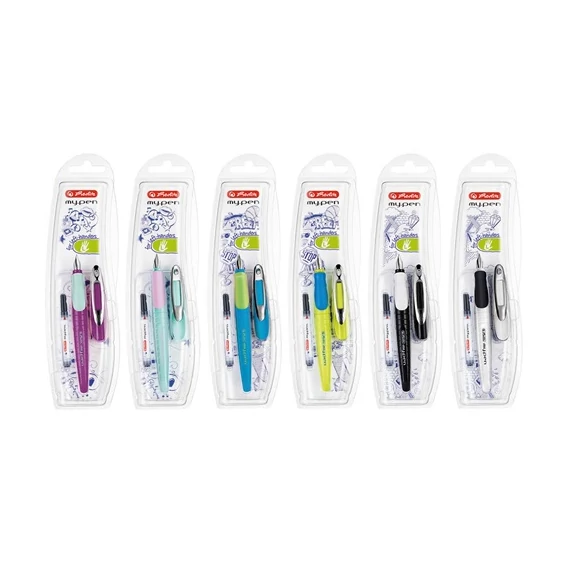 Töltőtoll Herlitz MyPen balkezes L-hegy vegyes