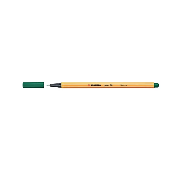 Tűfilc Stabilo Point 88 0,4 mm fenyőzöld 88/53