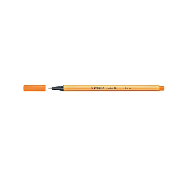 Tűfilc Stabilo Point 88 0,4 mm narancssárga 88/54
