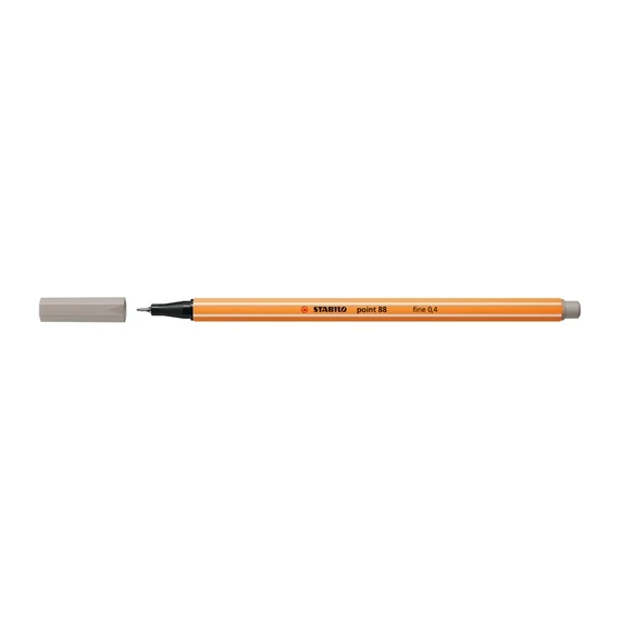Tűfilc Stabilo Point 88 0,4 mm melegszürke 88/93