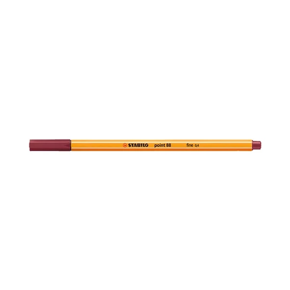Tűfilc Stabilo Point 88 0,4 mm bíborvörös 88/19