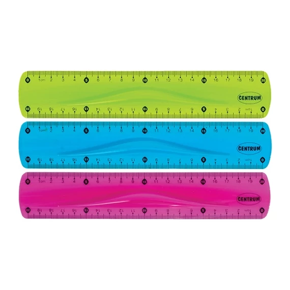 Vonalzó Centrum hajlékony 20 cm bliszteres