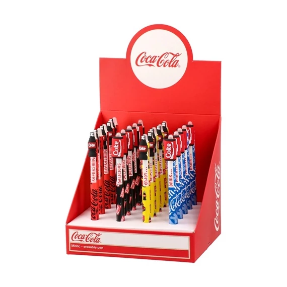 Zselés toll Bestbuy Coca-cola 0,5 mm kék radírozható