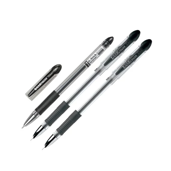 Zselés toll ErichKrause G-Stick 0,5 mm fekete  eldobható