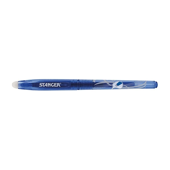 Zselés toll Stanger radírozható 0,7 mm Softgrip kék