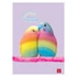 Kép 4/5 - Füzet Pigna Animal Rainbow A/4 tűzött 38 lapos kockás