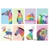 Kép 1/5 - Füzet Pigna Animal Rainbow A/4 tűzött 38 lapos vonalas, margós