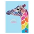Kép 2/5 - Füzet Pigna Animal Rainbow A/4 tűzött 38 lapos vonalas, margós