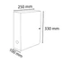 Kép 2/2 - Füzetbox PP Exacompta Skandi A/4 80 mm gerinccel patentos vegyes színek