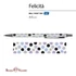 Kép 2/2 - Golyóstoll Bruno Visconti 0,7mm kék, fém test, Felicita - Dots