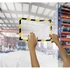 Kép 2/4 - Információs tábla Durable Duraframe Security A/4 öntapadó hátlappal és mágneses kerettel  sárga-fek