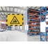 Kép 4/4 - Információs tábla Durable Duraframe Security A/4 öntapadó hátlappal és mágneses kerettel  sárga-fek