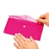 Kép 2/3 - Irattartó tasak Herma DL 22x12 cm patentos pink