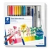 Kép 1/4 - Művészeti írószer szett Staedtler Design Journey Floral akvarell, virágos