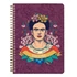 Kép 2/4 - Jegyzetfüzet Clairefontaine Frida Kahlo A/5, spirálos, 74 lapos, vonalas, vegyes minta