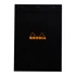 Kép 3/4 - Jegyzettömb Clairefontaine Rhodia Black A/4 80 lapos kockás