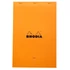 Kép 3/4 - Jegyzettömb Clairefontaine Rhodia Orange A/4+ 80 lapos vonalas
