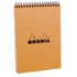 Kép 1/3 - Jegyzettömb spirálos Clairefontaine Rhodia Orange A/5 80 lapos kockás