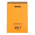 Kép 2/3 - Jegyzettömb spirálos Clairefontaine Rhodia Orange A/5 80 lapos kockás