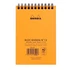 Kép 2/4 - Jegyzettömb spirálos Clairefontaine Rhodia Orange A/6 80 lapos kockás
