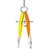 Kép 2/2 - Körző Staedtler Mars Comfort 556 Neon 3 precíziós geometriai sárga/narancs pótheggyel