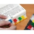 Kép 3/4 - Oldaljelölő műanyag Info Notes Info Flag 12.5x43 mm 4x36 lapos áttetsző vegyes színek