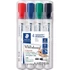 Kép 1/2 - Táblamarker Staedtler Lumocolor kerek 4 db-os klt. (piros, kék, zöld, fekete)